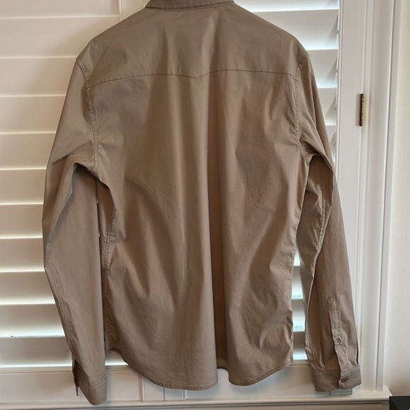 Prada men’s button up tan 45 button pockets - Picture 5 of 13